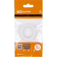 Кольцо для патрона TDM ELECTRIC Е14, термостойкий пластик, белый, SQ0335-0163