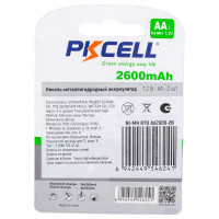 Никель-металлогидридный аккумулятор PKCELL NI-MH RTU AA2600-2B тип - AA 2 шт в блистере NI-MH RTU