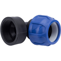 Компрессионный отвод VALFEX ПНД, с внутренней резьбой, 63x2 1/2" 1210012363212