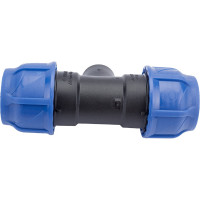 Компрессионный переходной тройник VALFEX ПНД, с внутренней резьбой, 40-3/4"-40 1210014003440