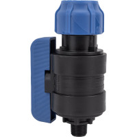 Шаровой кран VALFEX ПНД компрессионный цанга - наружная резьба, разборный 32x1/2" 1210012632012