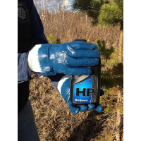 Краги рабочие Master-Pro® БУРОВИК х/б с нитриловым покрытием 1 пара 8330-CNI 8330-CNI-1