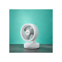 Настольный вентилятор с аккумулятором Timberk белый T-DF422