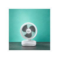 Настольный вентилятор с аккумулятором Timberk белый T-DF422