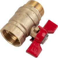 Шаровой кран ProfECO 3/4 ВР-НР, муфтовый, бабочка, Ду20, Ру20 11Б27п1 PE-34FMB