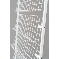 Стеллаж для печатной продукции с сетчатыми полками ПК МАГС П7 СКЛ01-00002