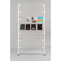 Стеллаж для печатной продукции с сетчатыми полками ПК МАГС П7 СКЛ01-00002