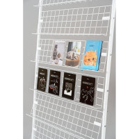 Стеллаж для печатной продукции с сетчатыми полками ПК МАГС П7 СКЛ01-00002