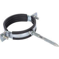 Сантехнический хомут РемоКолор шпилька + дюбель, 2 1/2, диаметр 72-78 мм 47-5-070