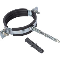 Сантехнический хомут РемоКолор шпилька + дюбель, 2 1/2, диаметр 72-78 мм 47-5-070