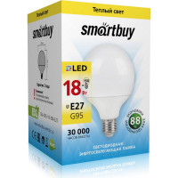 Светодиодная LED лампа Smartbuy G95-18W00/E27 SBL-G95-18-30K-E27