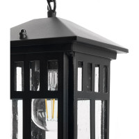 Садово-парковый светильник FERON PL675 на цепочке 60W 230V E27, черный 11690