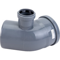 Универсальный отвод VALFEX 110/50x45, правый, внутренняя канализация 23112150