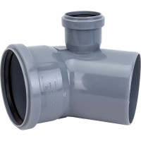 Универсальный отвод VALFEX 110/50x45, правый, внутренняя канализация 23112150