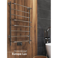 Полотенцесушитель INDIGO Europe Lux без полки electro 80/50 таймер, скрытый монтаж, универсальное подключение R/L LELLE80-50Rt