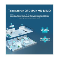 Двухдиапазонный гигабитный Wi-Fi 6 роутер TP-Link AX3000 Archer AX53