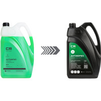 Антифриз CARVILLE RACING CR гибридный флуор, готовый, до -40С, G11, зеленый, 5 л/5.37 кг L2018105