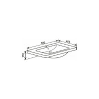 Мебельный умывальник RUNO SoloGrande Omega 60 УТ000001837