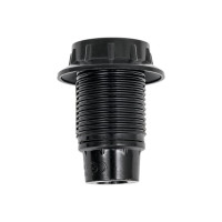 Карболитовый патрон General Lighting Systems Е14 подвесной с кольцом черный GLH-E14-CAR-H-B-R 474000