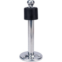 Дверной стопор с фиксатором Домарт 110 мм, хром 170246