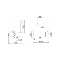 Смеситель с гигиеническим душем ALLEN BRAU Thermo Rund 5.60001-00 хром 00280702