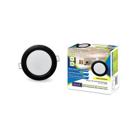 Встраиваемый светильник General Lighting Systems GX53, 108х38мм, черный матовый, IP20 GCL-GX53-H38-MA-BLACK 661239