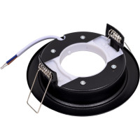 Встраиваемый светильник General Lighting Systems GX53, 108х38мм, черный матовый, IP20 GCL-GX53-H38-MA-BLACK 661239