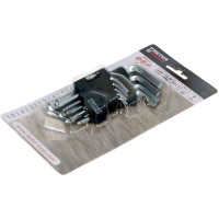 Ключи FASTER TOOLS шестигранные короткие с шаровидной головкой 1,5 - 10 1840