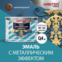 Эмаль с металлическим эффектом Master Prime шоколад (0.4 л) 4300007160