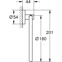 Кольцо для полотенца GROHE Essentials 40365001