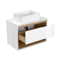 Тумба Cersanit LOUNA 60 со столешницей SP-SZ-LOU60-BL/Wh