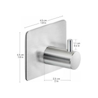 Адгезивные крючки Tatkraft Fred 4 крючка 12509