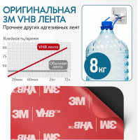 Адгезивные крючки Tatkraft Fred 4 крючка 12509