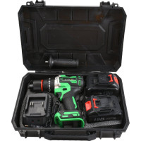 Аккумуляторная ударная дрель-шуруповерт Zitrek Green Impact 18V (18В, Li-ion 2x5.0Ач) 063-4046