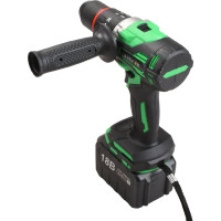 Аккумуляторная ударная дрель-шуруповерт Zitrek Green Impact 18V (18В, Li-ion 2x5.0Ач) 063-4046