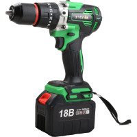 Аккумуляторная ударная дрель-шуруповерт Zitrek Green Impact 18V (18В, Li-ion 2x5.0Ач) 063-4046