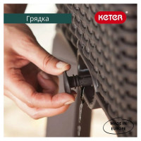 Грядка для растений Keter Easy Growing коричневая 230297