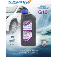 Охлаждающая жидкость NIAGARA Антифриз Ниагара G13 фиолетовый 1 кг 001035032006