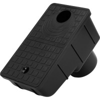 Кровельный ливнеприемник Aquastok с вертикальным патрубком, черный, 300x165x200 A15 (6167ч) 549090