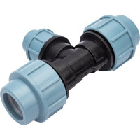 Тройник ПНД компрессионный переходной (32x20x32 мм) AV Engineering AVE110322032