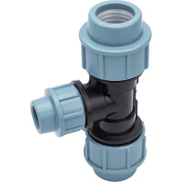 Тройник ПНД компрессионный переходной (32x20x32 мм) AV Engineering AVE110322032