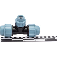 Тройник ПНД компрессионный переходной (32x20x32 мм) AV Engineering AVE110322032