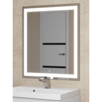 Зеркало для ванной Uperwood Tanos 70x80 см, с led-подстветкой и подогревом 291020221