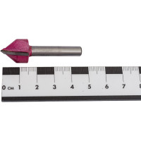 Фреза пазовая V-образная 90 градусов (15.9x15.9x45 мм; хв-к 6 мм) PROCUT 200631P