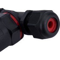 Кабельный коннектор EKF Т-образный (клеммник 3PIN) IP68 FreeTools plc-uac-cb3T