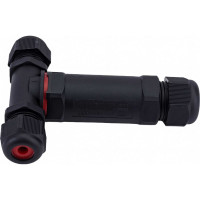 Кабельный коннектор EKF Т-образный (клеммник 3PIN) IP68 FreeTools plc-uac-cb3T