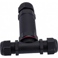 Кабельный коннектор EKF Т-образный (клеммник 3PIN) IP68 FreeTools plc-uac-cb3T