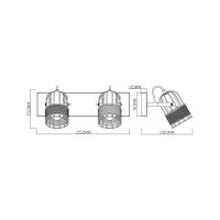 Спот Vele Luce Extra VL6472W02