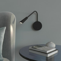 Настенный светодиодный светильник Elektrostandard - Stem 40120/LED черный a060540