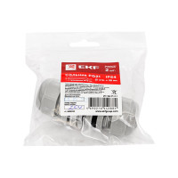 Сальник EKF PG21 IP54 (2 шт) d отверстия 28 мм / d проводника 13-18 мм PROxima plc-pg-21-2-r